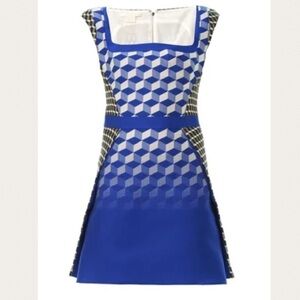 Antonio Berardi Contrast Cube Jacquard Dress – IT 42 / US 6